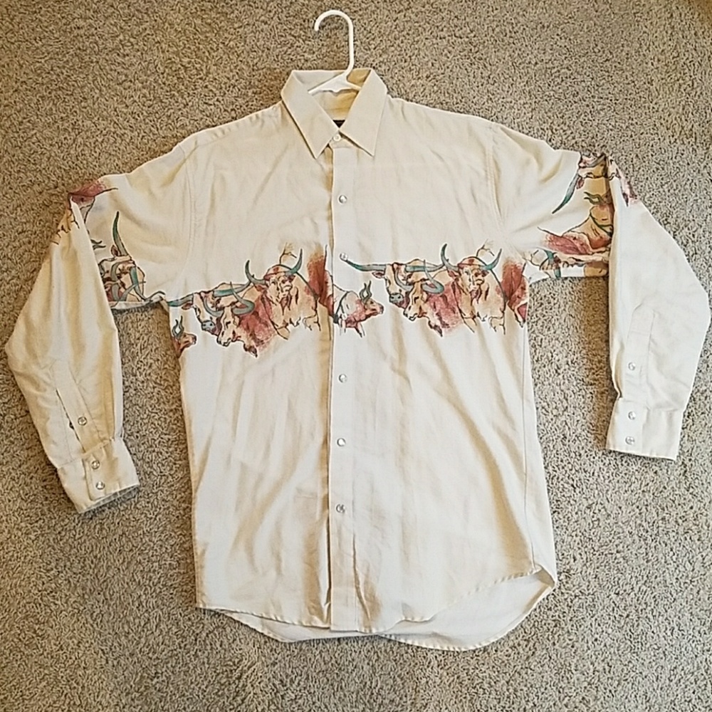 Western pear snap shirt